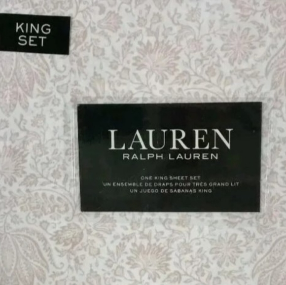 Ralph Lauren Bedding Ralph Lauren King Sheet Set 4 Piece Poshmark